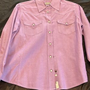 Purple button down